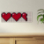 2 corazones rojos + 1 roto